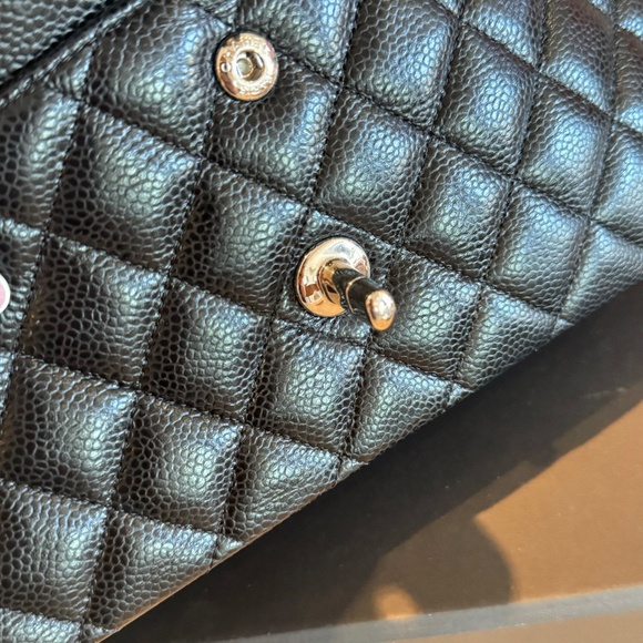 Chanel classic double flap bag SHW caviar - Picture 10 of 16